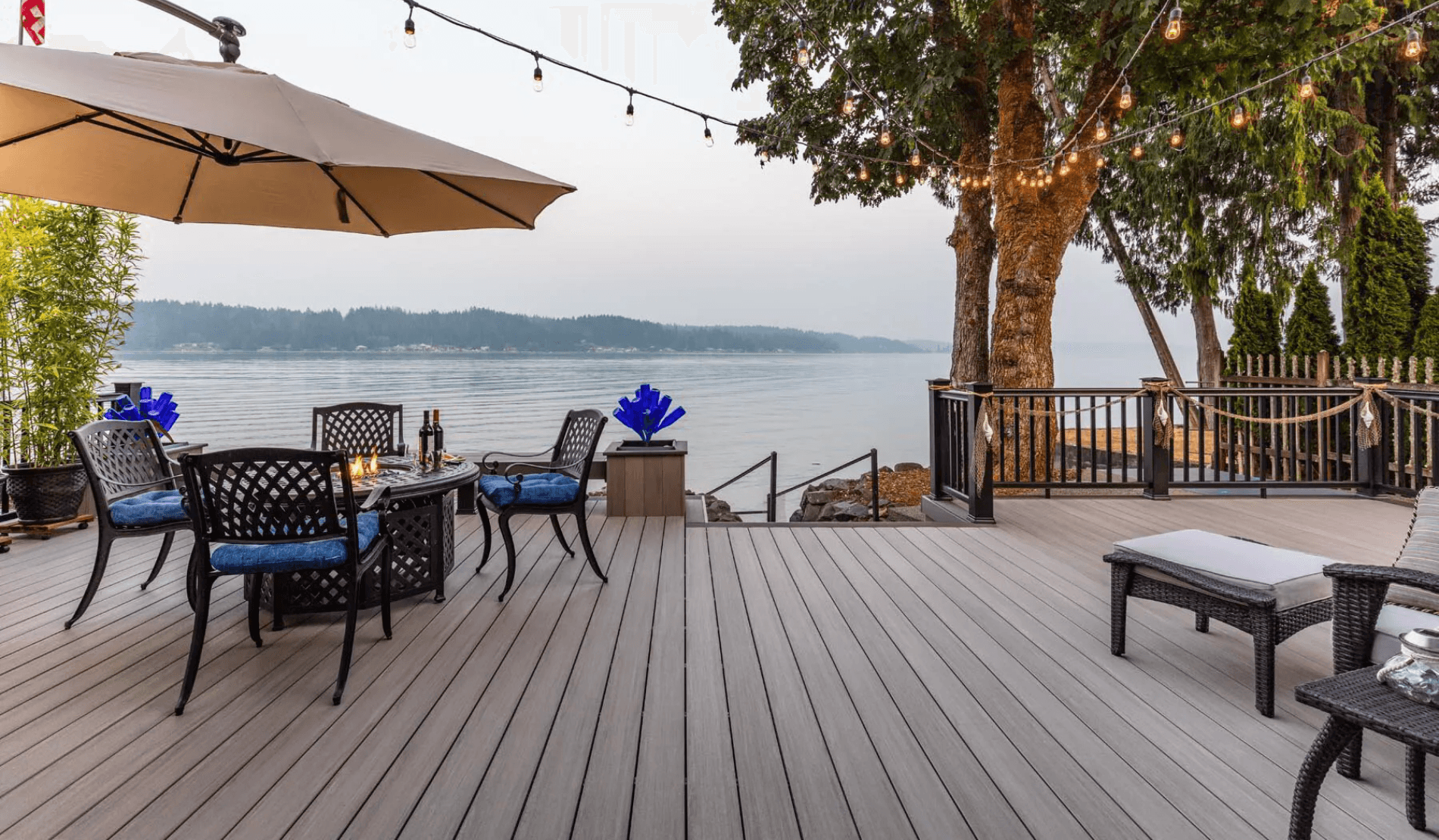 high-end composite deck by Climate Custom Decks in North Vancouver